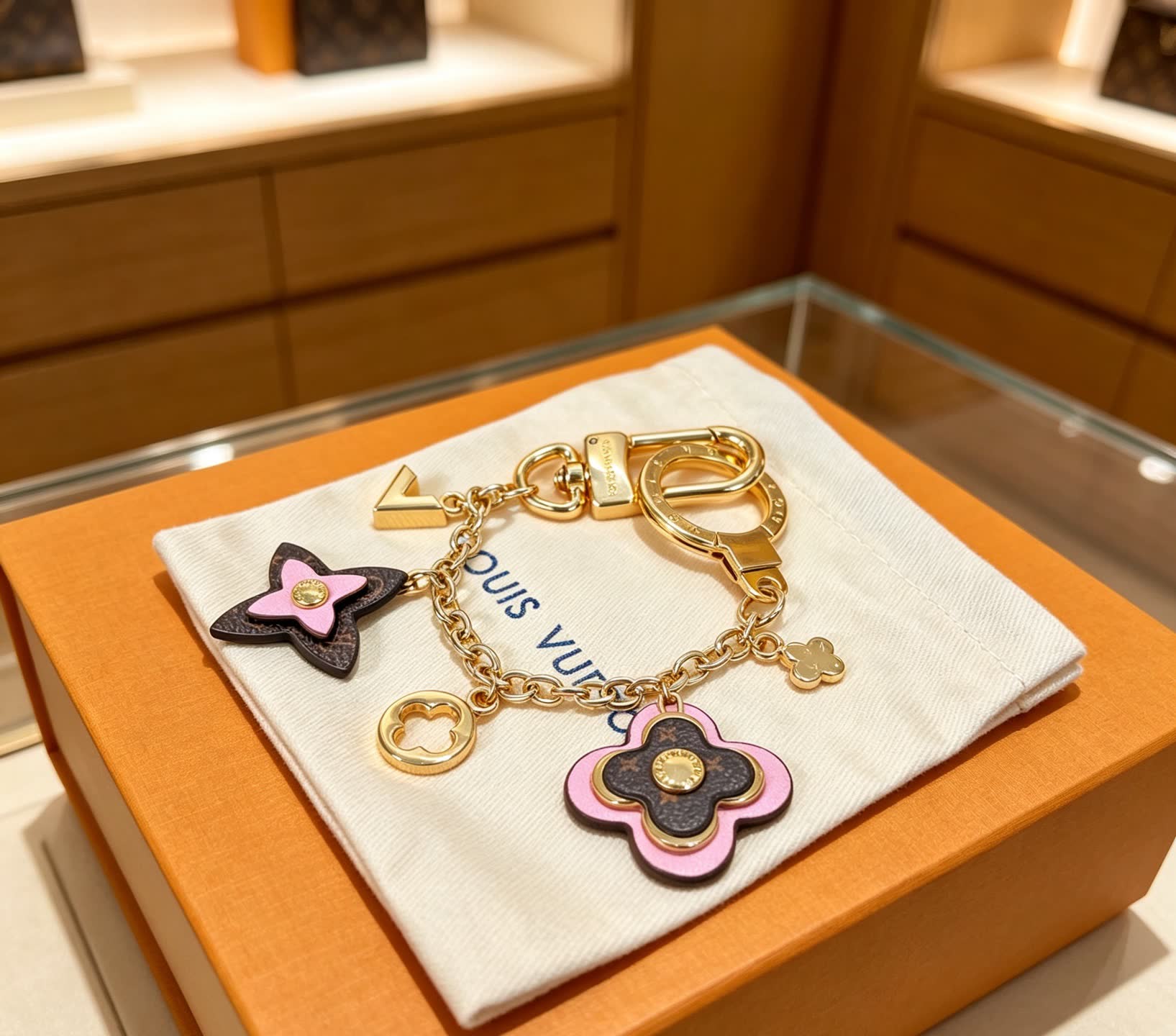 Van Cleef & Arpels Flower Keychain